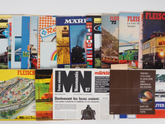 Vente aux enchères Lot de catalogue et documentation donc fleishmann, Rocco, marklin au t