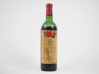 Vente aux enchères 1 BOUTEILLE CHÂTEAU MOUTON ROTHSCHILD 1er GCC PAUILLAC - 1969 - VIDANG