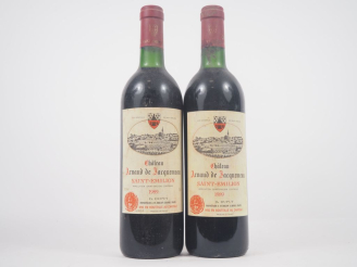 Vente aux enchères 2 BOUTEILLES CHÂTEAU ARNAUD DE JACQUEMEAU ST ÉMILION - 1989