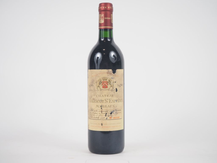 1 BOUTEILLE CHÂTEAU MALESCOT ST EXUPÉRY GCC MARGAUX - 1990 - ES/ELA 