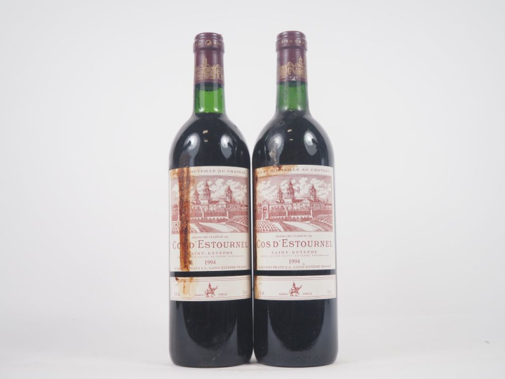 2 BOUTEILLES COS D'ESTOURNEL GCC ST ESTÈPHE - 1994 - ETT