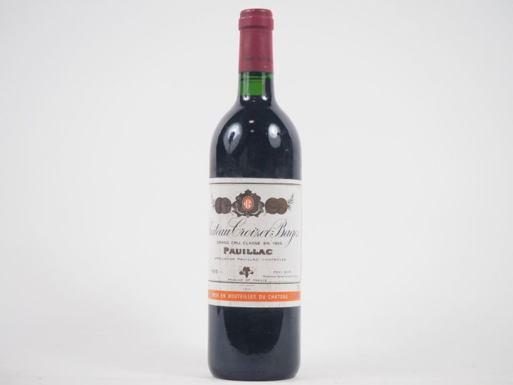 1 BOUTEILLE CHÂTEAU CROIZET BAGES GCC PAUILLAC - 1995 - ELS 