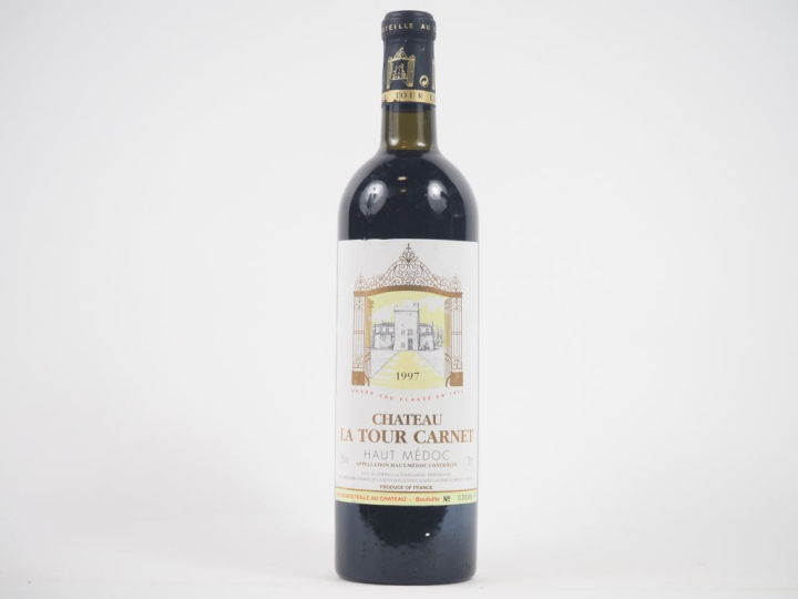 1 BOUTEILLE CHÂTEAU LA TOUR CARNET GCC HAUT MÉDOC - 1997 - BG