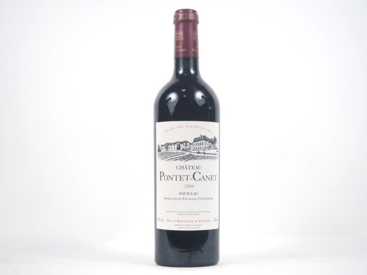 1 BOUTEILLE CHÂTEAU PONTET CANET GCC PAUILLAC - 2004