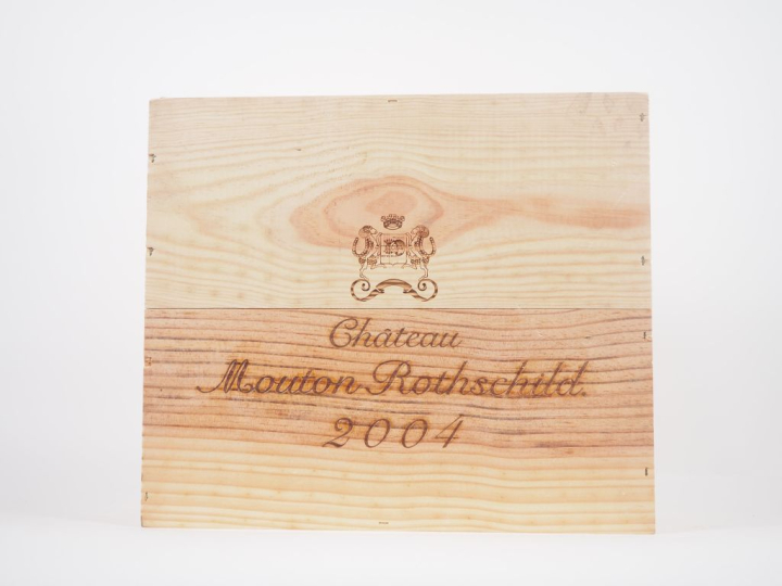 3 BOUTEILLES CHÂTEAU MOUTON ROTHSCHILD 1er GCC PAUILLAC - 2004 - CBO 