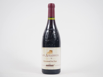 Vente aux enchères 1 BOUTEILLE CHÂTEAUNEUF DU PAPE "LES AMADOUS" FAMILLE BRÉCHET - 2000