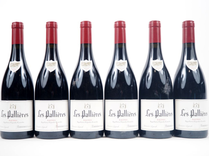 6 BOUTEILLES GIGONDAS "LES PALLIÈRES" RACINES BRUNIER   LYNCH - 2020