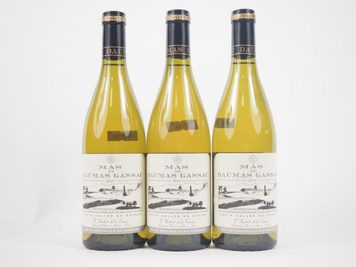 3 BOUTEILLES MAS DE DAUMAS GASSAC BLANC - 2019