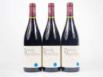 Vente aux enchères 3 BOUTEILLES DOMAINE DE MONTCALMÈS TERRASSES DU LARZAC - 2021