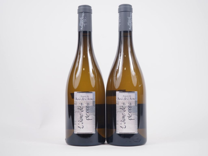 2 BOUTEILLES BLANC "L'AME DES PIERRES" DOMAINE MAS DES ARMES - 2023