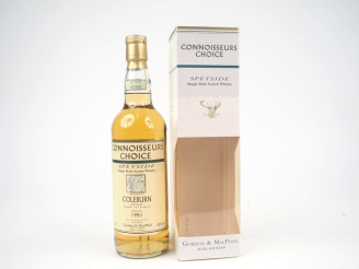 Vente aux enchères COLEBURN 25 YEARS GORDON   MACPHAIL DISTILLED : 1981 - BOTTLED : 2006 