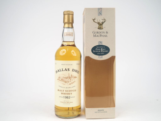 Vente aux enchères DALLAS DHU 23 YEARS GORDON   MACPHAIL DISTILLED : 1982 - BOTTLED : 200