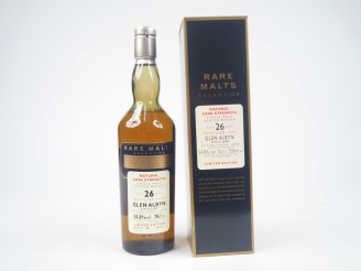 Vente aux enchères GLEN ALBYN 26 YEARS RARE MALTS SELECTION DISTILLED : 1975 - BOTTLED : 