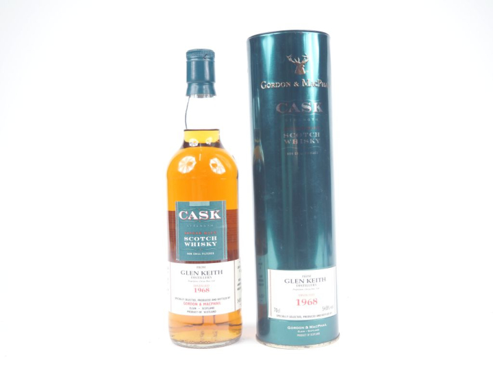 GLEN KEITH 39 YEARS GORDON   MACPHAIL DISTILLED : 12/03/1968 - BOTTLED