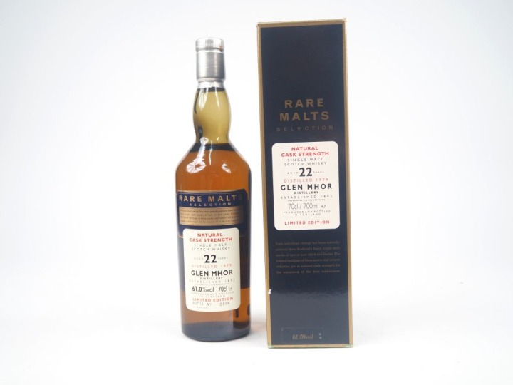 GLEN MHOR 22 YEARS RARE MALTS SELECTION DISTILLED : 1979 - BOTTLED : 1