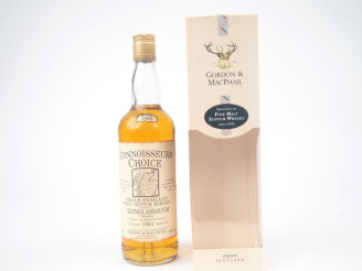 Vente aux enchères GLENGLASSAUGH 12 YEARS GORDON   MACPHAIL DISTILLED : 1983 - BOTTLED : 