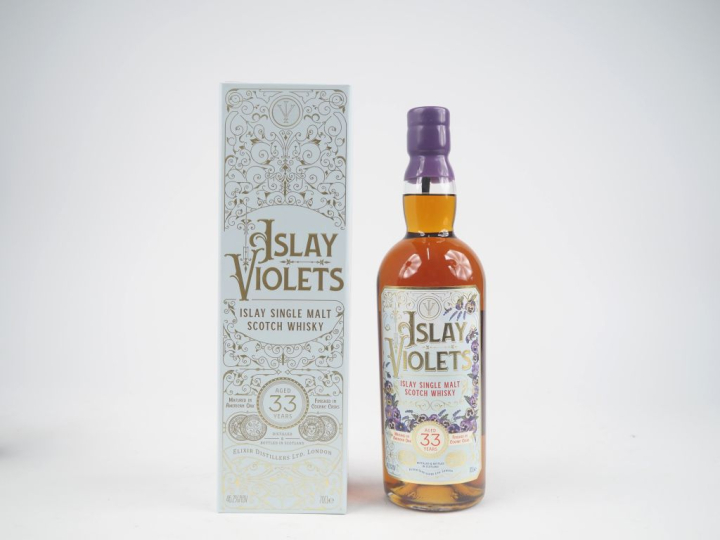ISLAY VIOLETS 33 YEARS ELIXIR DISTILLERS - 46.2 % - COFFRET