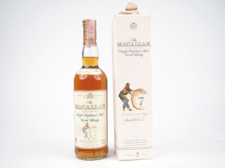 Vente aux enchères MACALLAN (THE) 7 YEARS A. GIOVINETTI - 40 % - COFFRET