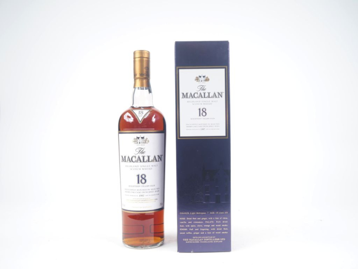 MACALLAN (THE) 18 YEARS DISTILLED : 1997 - 43 % - COFFRET 