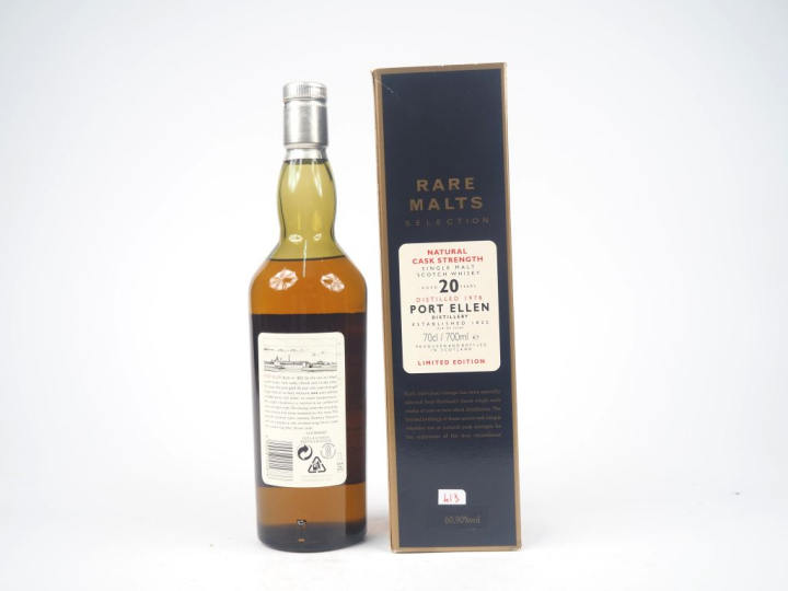 PORT ELLEN 20 YEARS RARE MALTS SELECTION DISTILLED : 1978 - BOTTLED : 