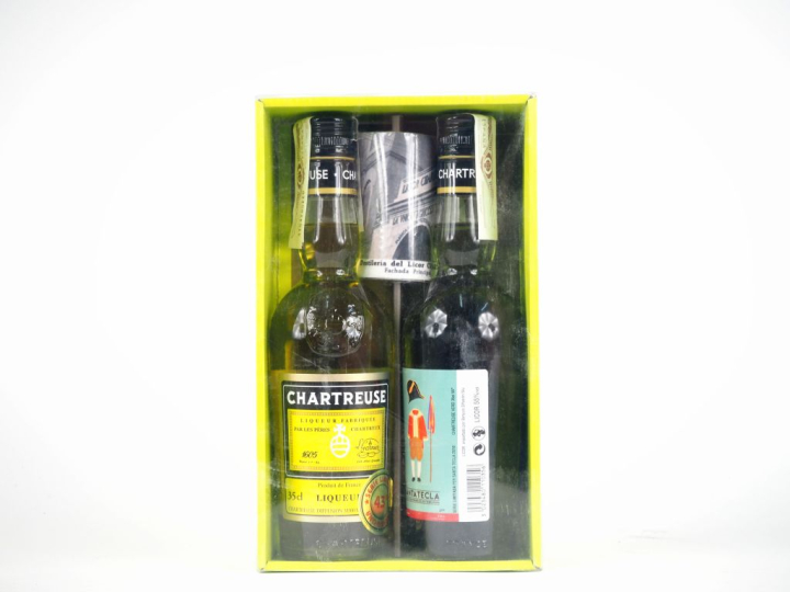 1 COFFRET CHARTREUSE (35 CL) JAUNE ET VERTE "SANTA TECLA" - 2016