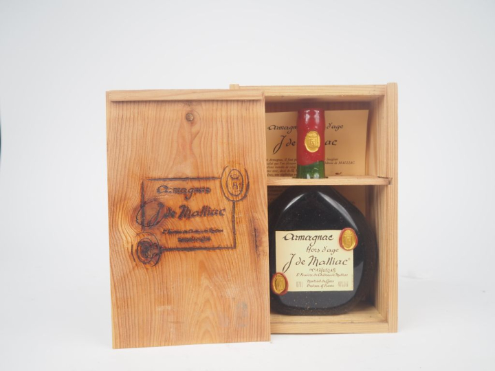 1 BOUTEILLE ARMAGNAC "HORS D'AGE"  J. DE MALLIAC - CBO - N°13/05215