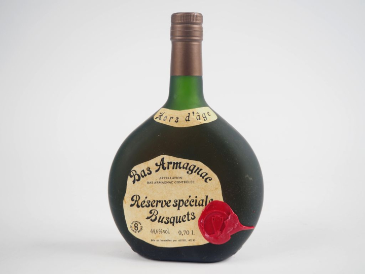 1 BOUTEILLE BAS ARMAGNAC "HORS D'AGE" RÉSERVE SPÉCIALE BUSQUETS 44,6 %