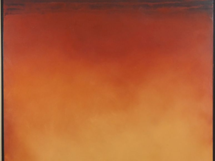 Frédéric BENRATH. "Composition abstraite" Huile sur toile, signée au d