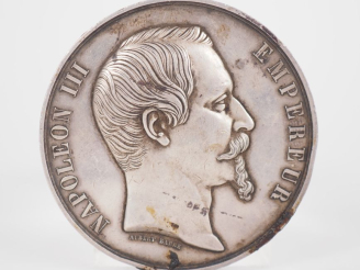 Vente aux enchères Albert BARRE Médaille de l'Exposition Universelle de Paris de 1855 en 