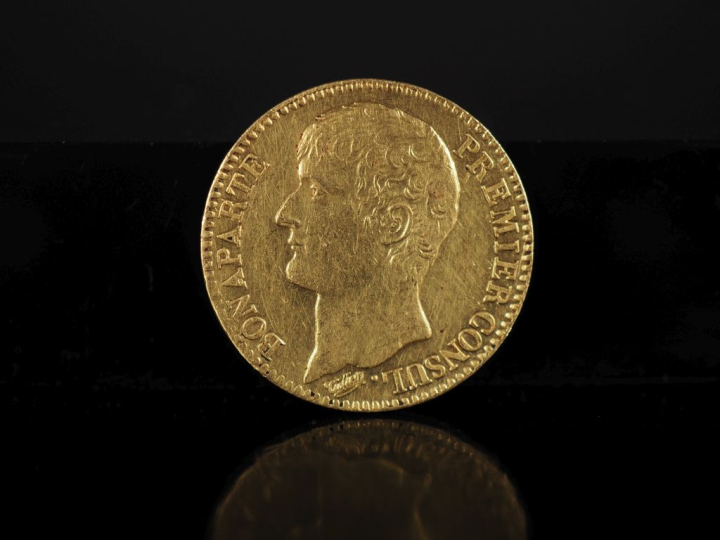 Pièce de 40 Francs or, Napoléon Premier Consul, An 12-A. FRAIS ACHETEU
