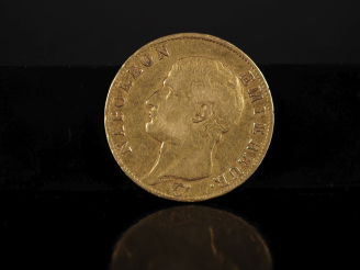 Vente aux enchères Pièce de 40 Francs or, Napoléon Empereur, 1806-A. FRAIS ACHETEURS 10% 