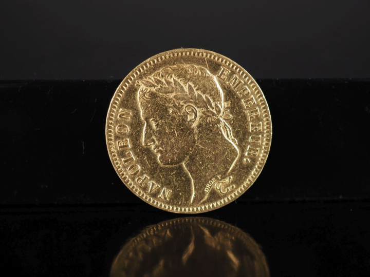 Pièce de 40 Francs or, Napoléon Empereur, 1813-A. FRAIS ACHETEURS 10% 