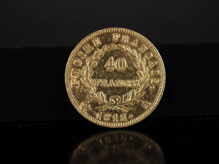 Pièce de 40 Francs or, Napoléon Empereur, 1813-A. FRAIS ACHETEURS 10% 