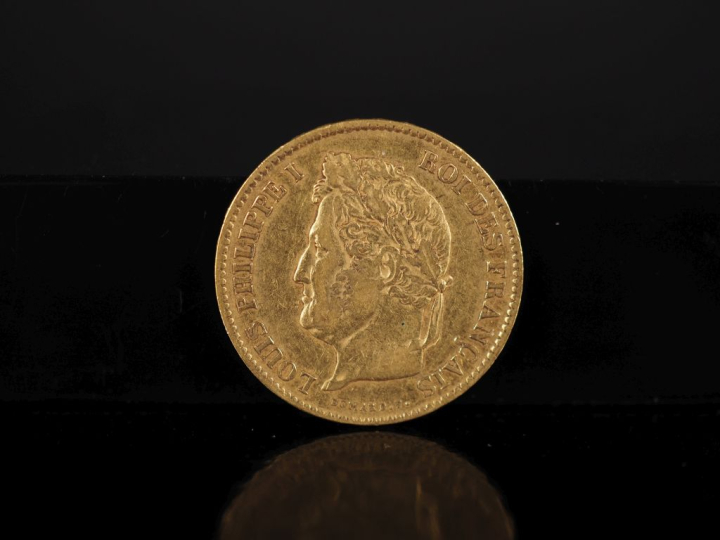 Pièce de 40 Francs or, Louis-Philippe I, Roi des Français, 1833-A. FRA