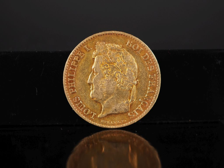 Pièce de 40 Francs or, Louis-Philippe I, Roi des Français, 1834-A. FRA