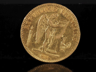 Vente aux enchères Pièce de 20 Francs or, République Française, 1849-A. FRAIS ACHETEURS 1
