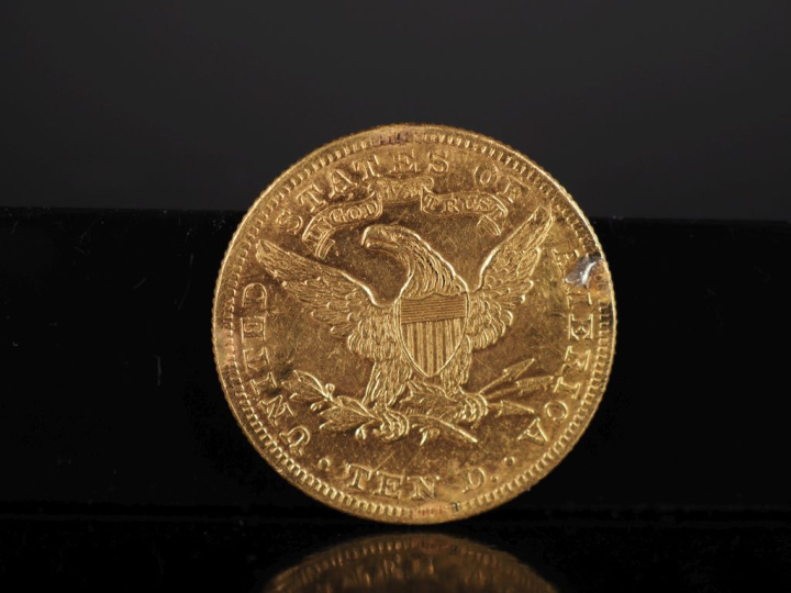 Pièce de 10 Dollars or, 1882.  FRAIS ACHETEURS 10% HT.