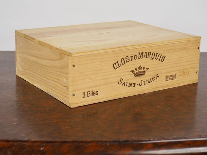3 BOUTEILLES CLOS DU MARQUIS SAINT JULIEN - 2009 - CBO