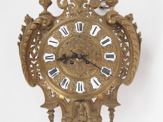 Vente aux enchères Cartel d'applique Napoléon III en bronze, de style Renaissance, chiffr