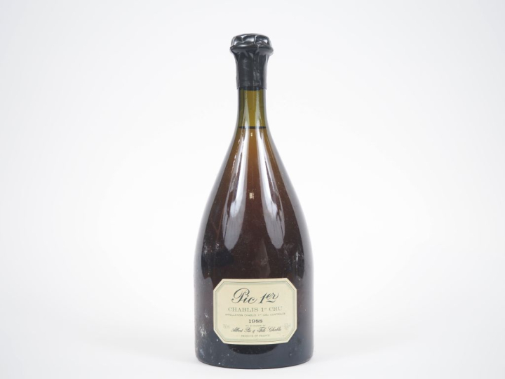 1 BOUTEILLE CHABLIS 1er CRU "PIC 1er" ALBERT PIC   FILS - 1988 
