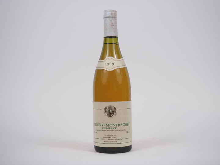 1 BOUTEILLE PULIGNY MONTRACHET 1er CRU MAISON PAUL DUMAY - 1989