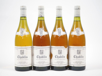 Vente aux enchères 4 BOUTEILLES CHABLIS DOMAINE SERVIN - 1992 - 1 EA