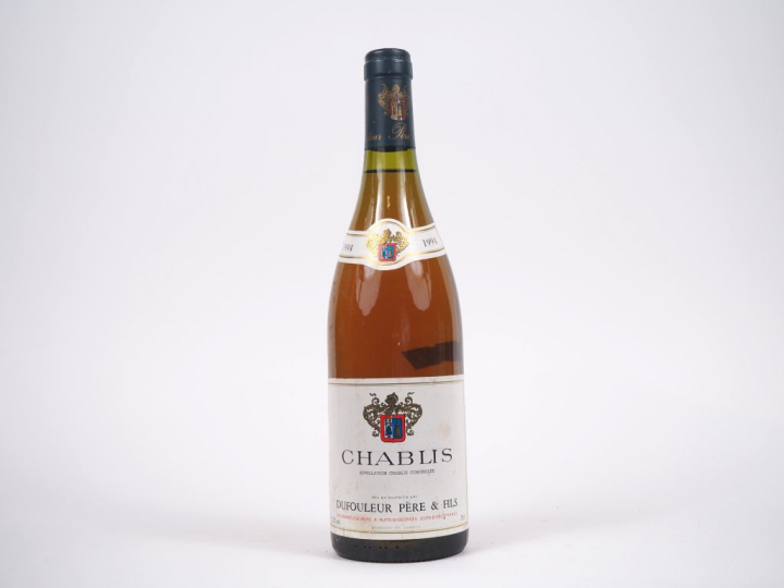 1 BOUTEILLE CHABLIS DUFOULEUR PÈRE   FILS - 1994