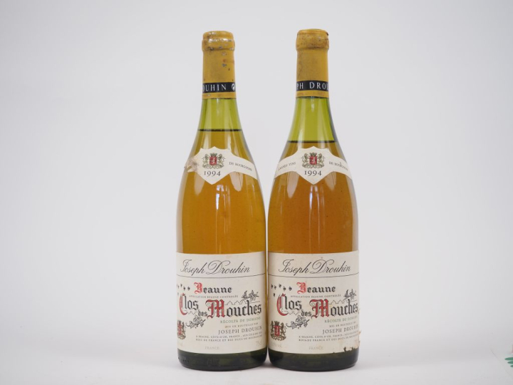 2 BOUTEILLES BEAUNE "CLOS DES MOUCHES " JOSEPH DROUHIN - 1994 - 1 à 2,