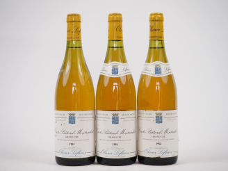 Vente aux enchères 3 BOUTEILLES CRIOTS BATARD MONTRACHET OLIVIER LEFLAIVE - 1994 - MANQUE