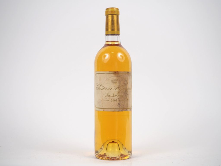 1 BOUTEILLE CHÂTEAU D'YQUEM 1er CCS SAUTERNES - 2005 - ET 