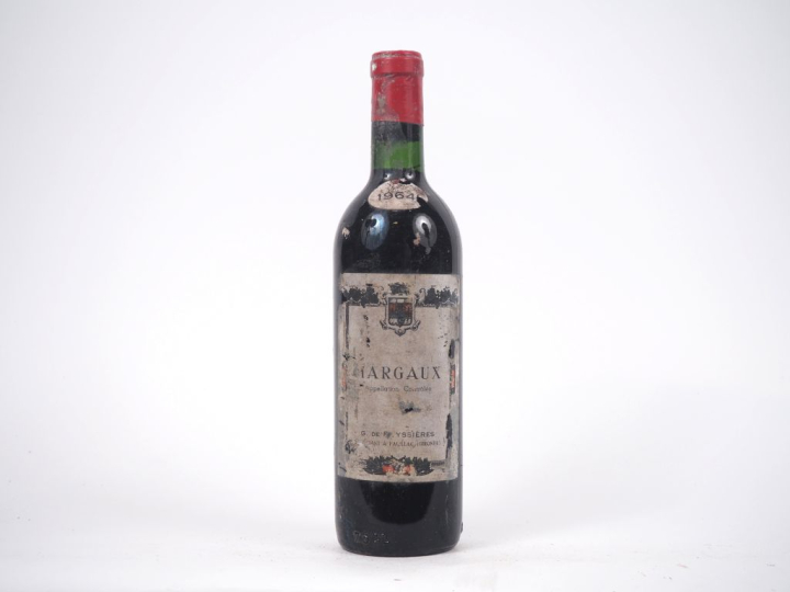 1 BOUTEILLE G. DE FAYSSIÈRES MARGAUX - 1964 - ETA 