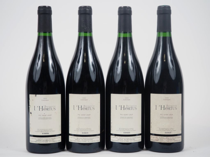 4 BOUTEILLES PIC SAINT LOUP BERGERIE DE L'HORTUS "CLASSIQUE" - 2005
