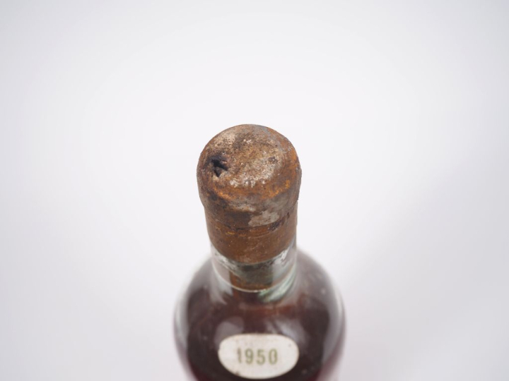 1 BOUTEILLE MONBAZILLAC LOUIS BERT - 1950 - VIDANGE/EA/CAPS ABIMÉE 