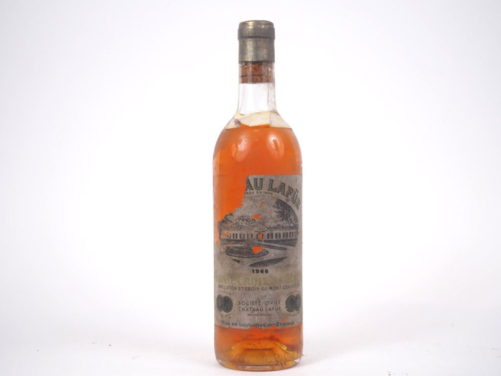 1 BOUTEILLE SAINTE CROIX DU MONT CHÂTEAU LAFÜE "CRÈME DE TÊTE" - 1966 